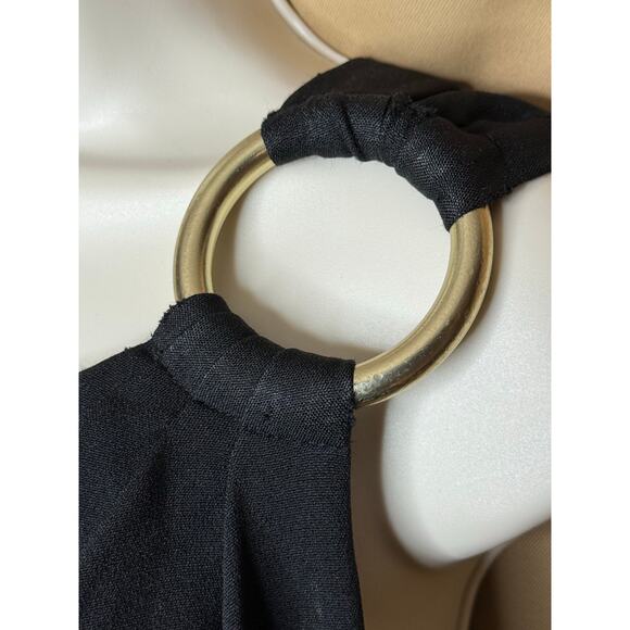 Shoshanna Black Eonia One Shoulder Dress size 16 - Picture 7 of 8